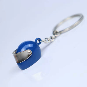 Racing Helmet Keychain